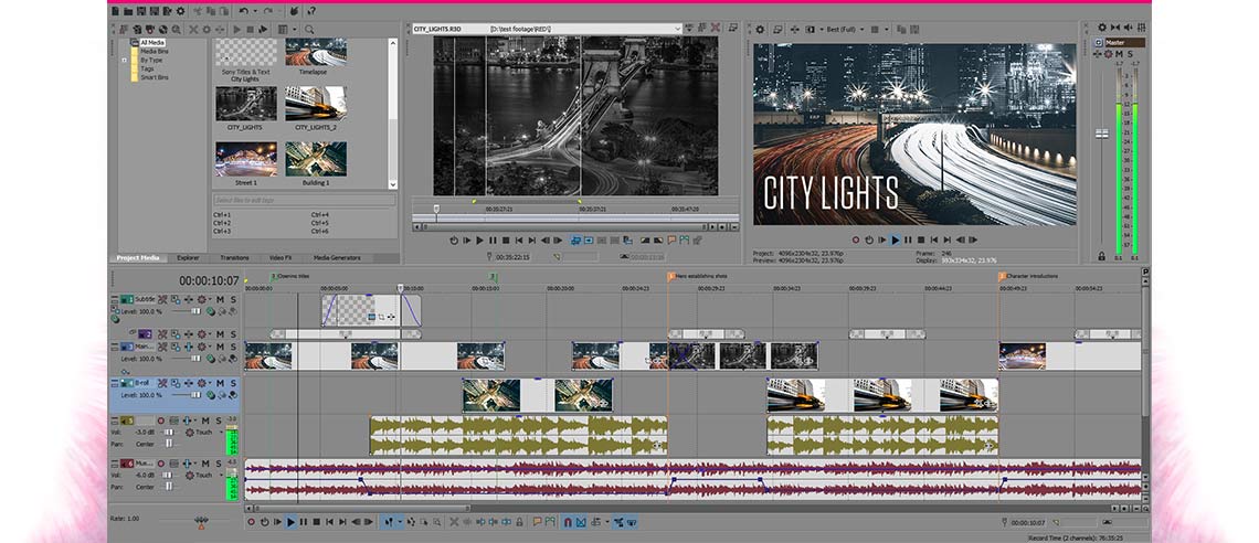 VEGAS Pro 14 Suite - program overview