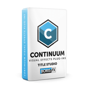 Boris FX Continuum 2020 Title Studio