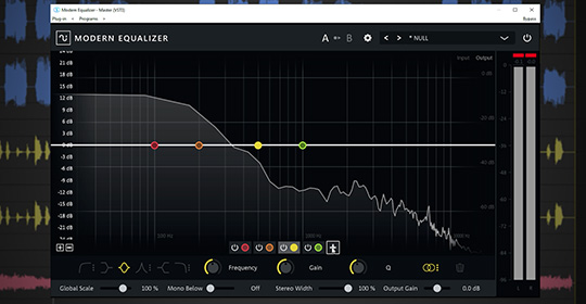 Modern EQ for detailed sound shaping