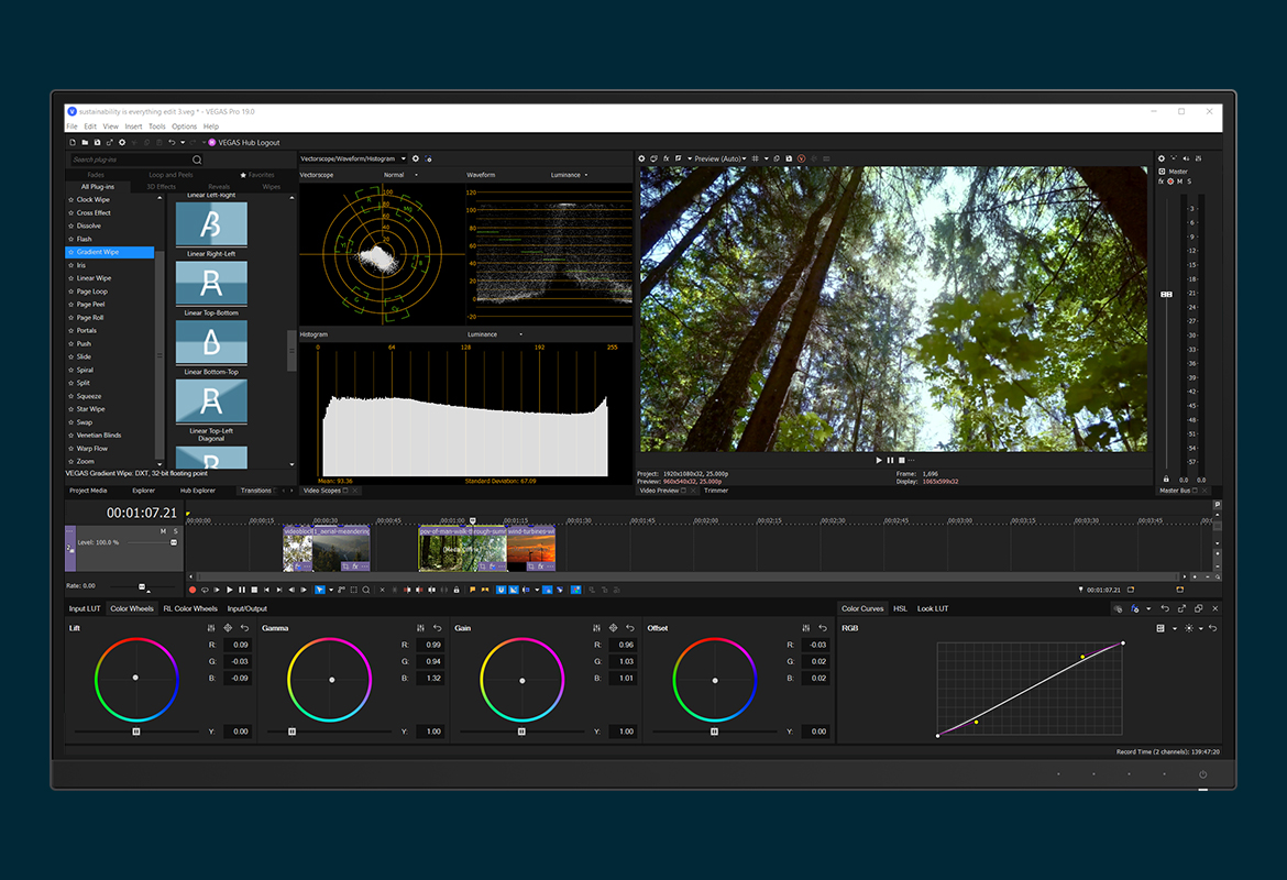 MAGIX VEGAS Pro 19  (Download)<br>Professional Level video editing with A.I tools, HDR support