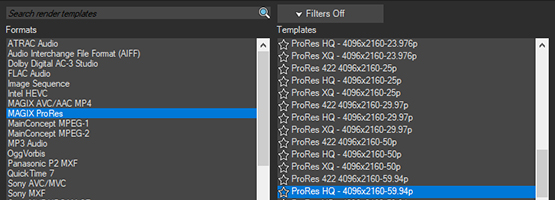 VEGAS Pro 15 - 4K support