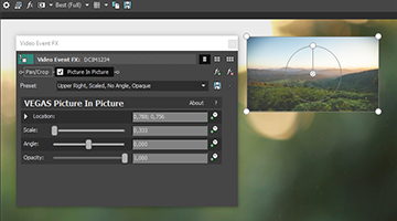 VEGAS Pro 15 - On-Preview-Window Controls