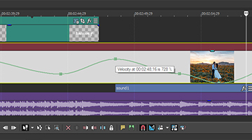 VEGAS Pro 15 - Velocity Envelopes