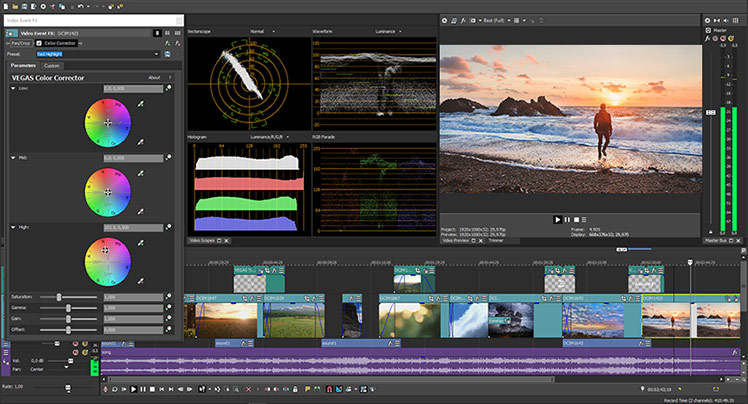 VEGAS Pro 15 - Workflow and UI features