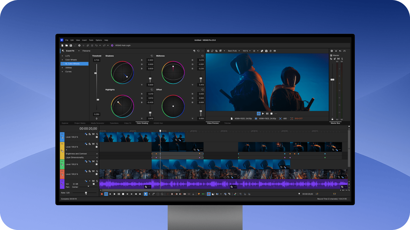 VEGAS Pro GUI