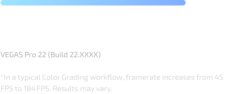 VEGAS Pro Core Engine