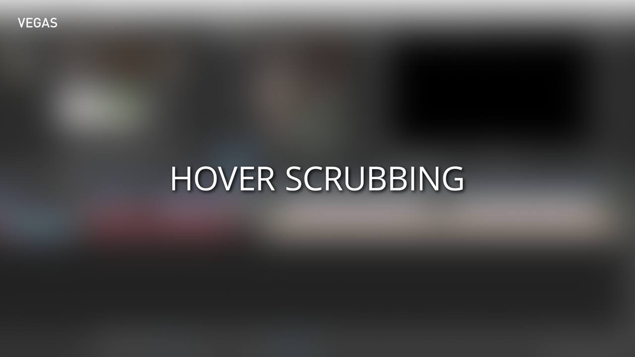 Hover scrubbing