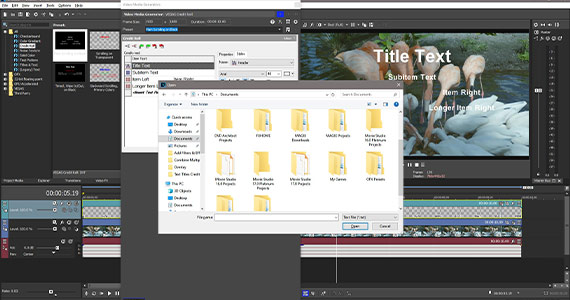 Step 10: Import or Export Credit Roll Text