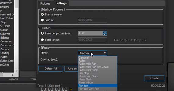 Step 5: Set Transition Style